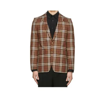 Burberry Business Suits Men Brown