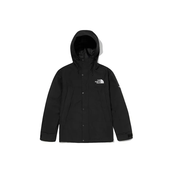 THE NORTH FACE Outdoor Hiking Water-Resistant Windproof Breathable Warm Windbreaker Jacket Unisex Black-0