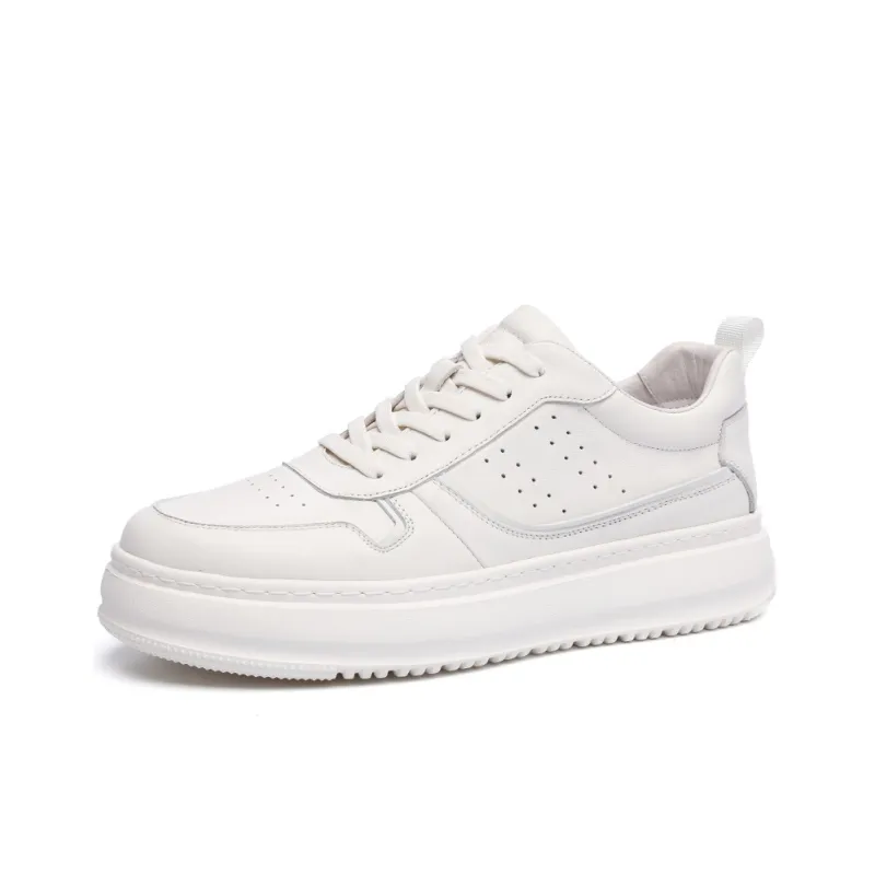 A Fairy Tale Of A Pair Of Shoes Cushioning, Wear Resistant Low Top Skateboard Shoes Men's White-1