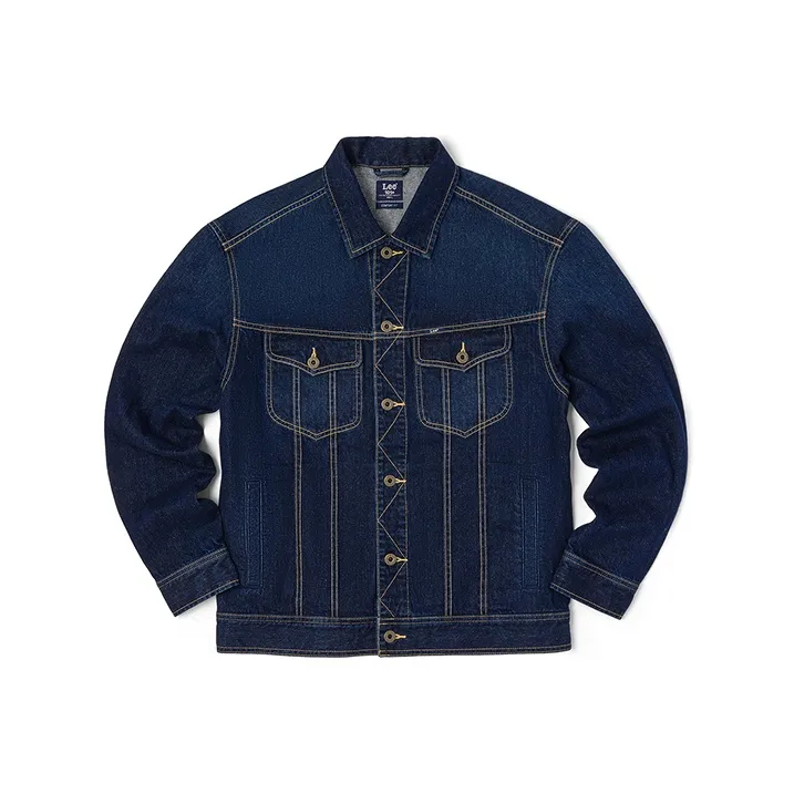 Lee FW22 Denim Jacket Men's Medium Dark Blue-0