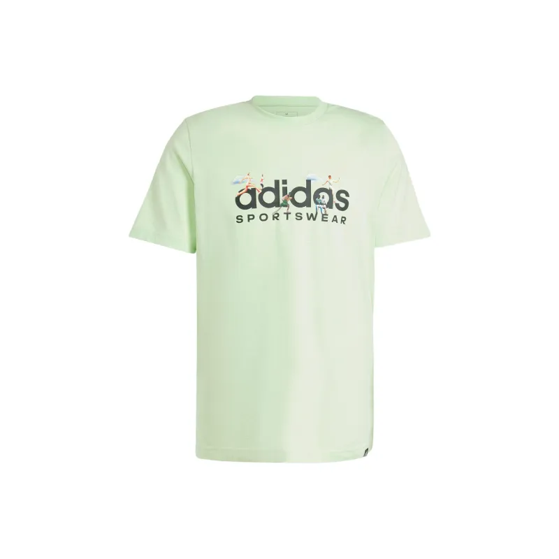 Adidas T Shirt Men's Light Green-0
