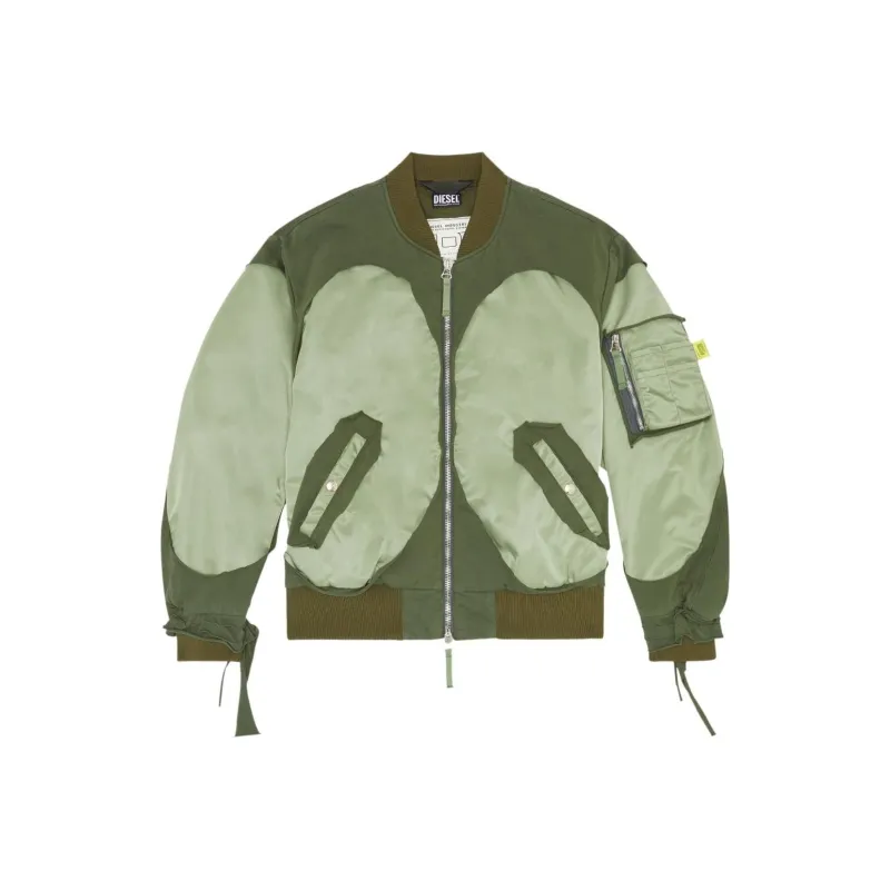 DIESEL Jackets Men Olive Green-0