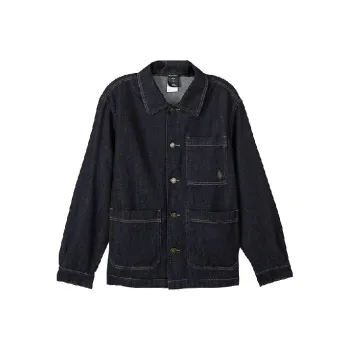 Skechers Sports Denim Jackets Unisex Denim Dark Blue Black/03NC