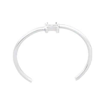 CELINE Brass Bangles Women's Silver