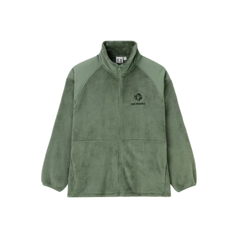 GU METAL GEAR SOLID Collaboration Jackets Men Green-0