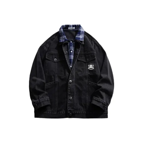 PAUL FRANK FW23 Denim Jacket Men's Black