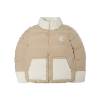 MLB Down Jackets Unisex Light Brown