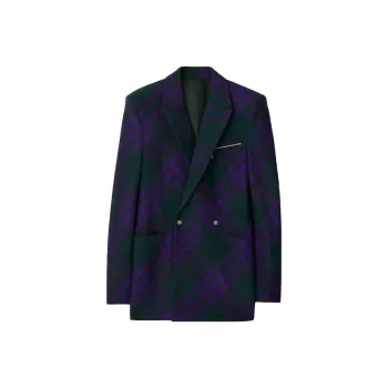 Burberry FW23 Business Suit Coat Men's Purple