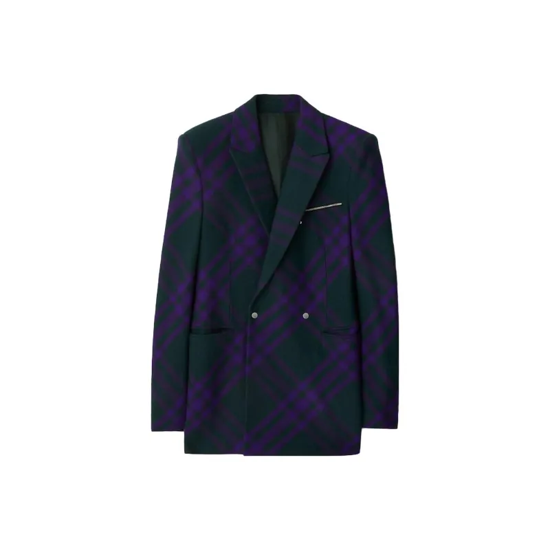 Burberry FW23 Business Suit Coat Men's Purple-0