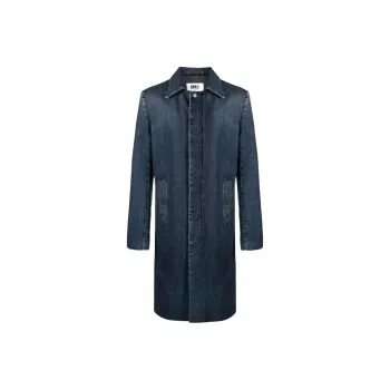 MM6 Maison Margiela Denim Jackets Men Blue