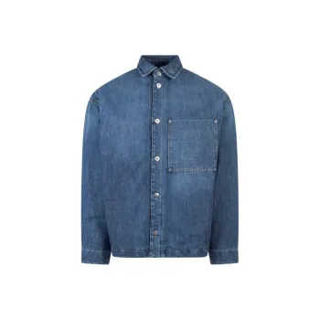 Bottega Veneta Button-Up Denim Jacket
