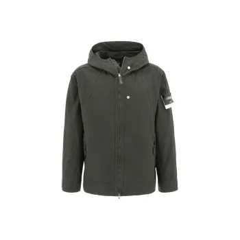 STONE ISLAND Zipped Hooded Jacket