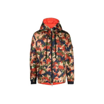 Moncler Camouflage-print Reversible Bomber Jacket