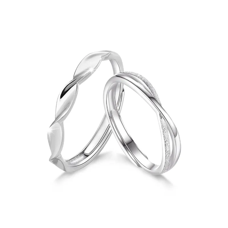 NUSQ S 999 Fine Silver Rings Unisex-0