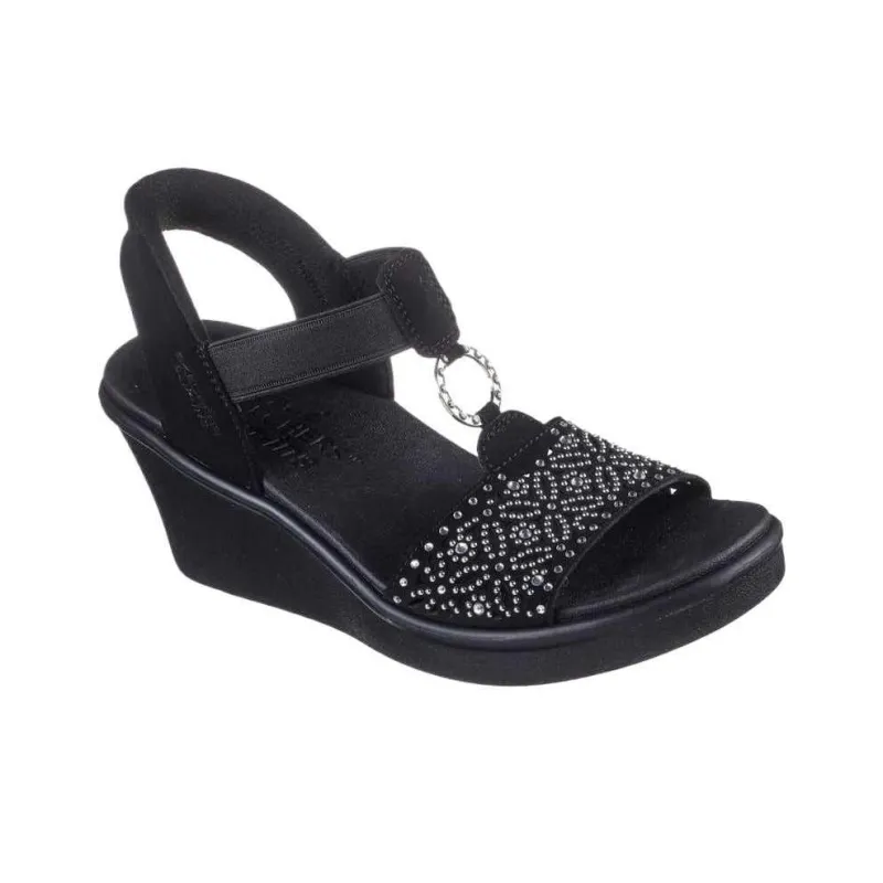 Skechers Rumble On One Strap Sandals Women's Black-2