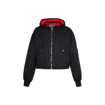 VERSACE JEANS COUTURE Puffer Jackets Men Black