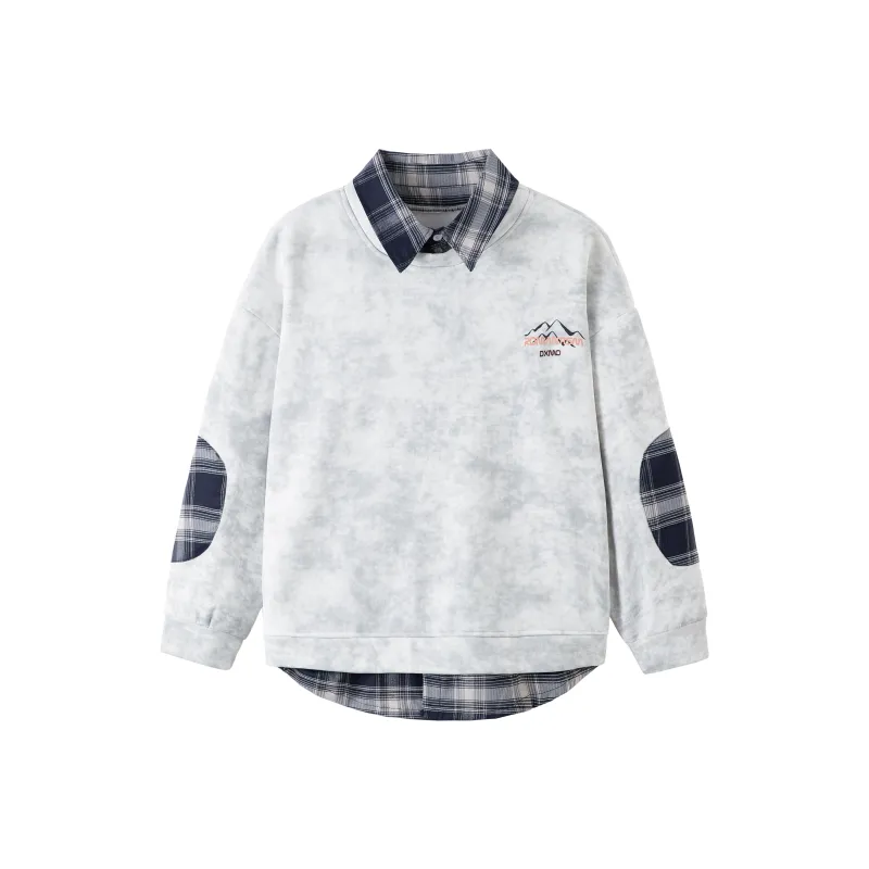 HOKLV Sweatshirts Unisex White-0
