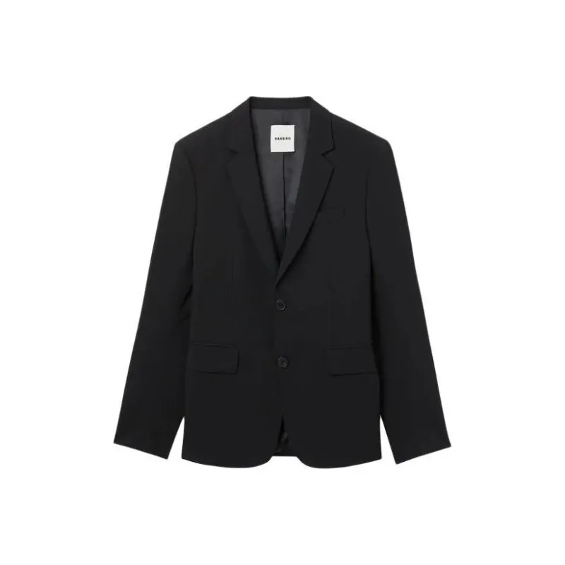 Sandro Business Suit Men's Black-0