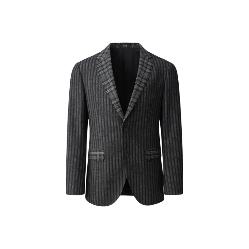 RARE Suit Coat Men's Black Gray-0