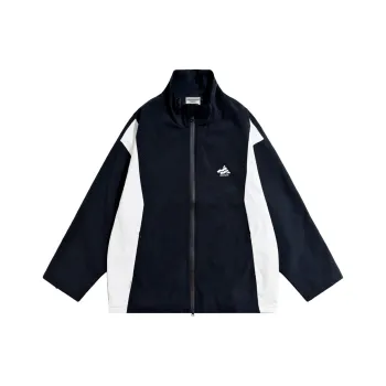 BORDERLESS BDLS Jackets & Coats Unisex Navy Blue