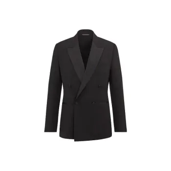 DIOR Tears SS23 Business Suit Coat Men's Black