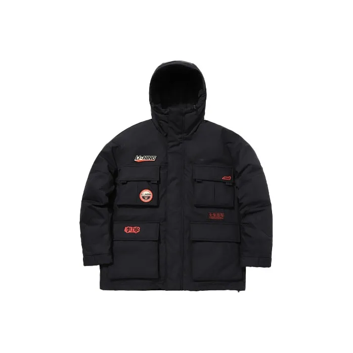 LiNing Down Jacket Winter Men's Black-0