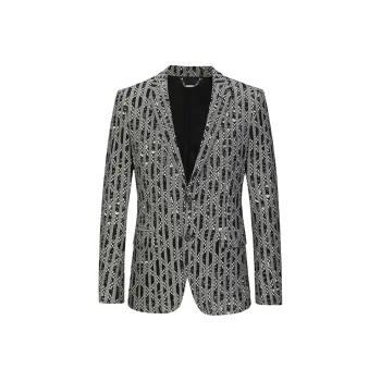 DAVID NAMAN SS24 Business Suit Men's Black
