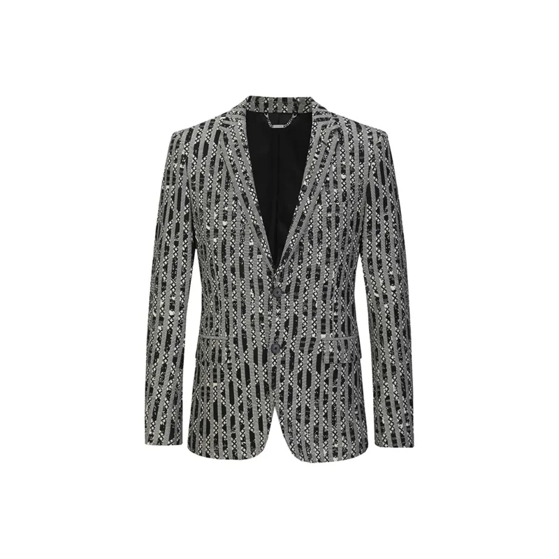 DAVID NAMAN SS24 Business Suit Men's Black-0