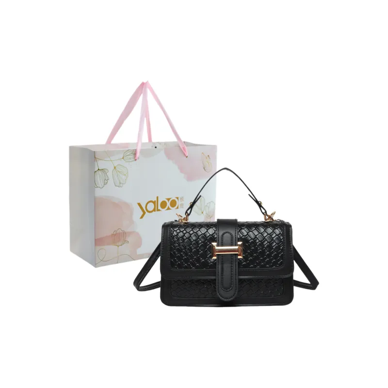 Yalu PU Handbag Unisex White/Black/Red/Green/Brown-6
