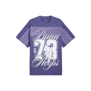 PUMA T Shirts Men Purple