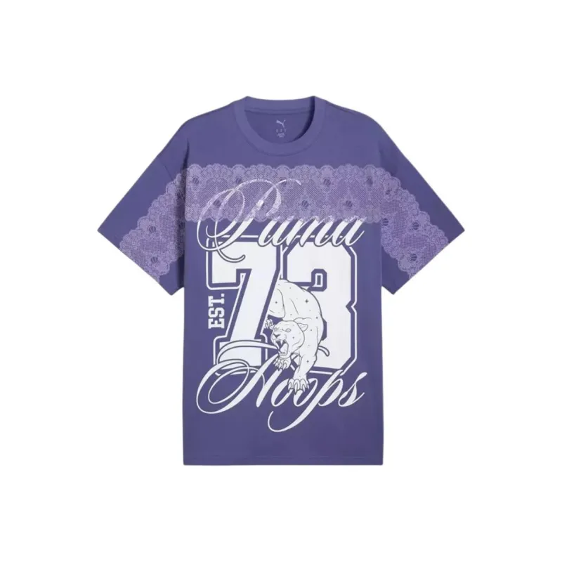 PUMA T Shirts Men Purple-0