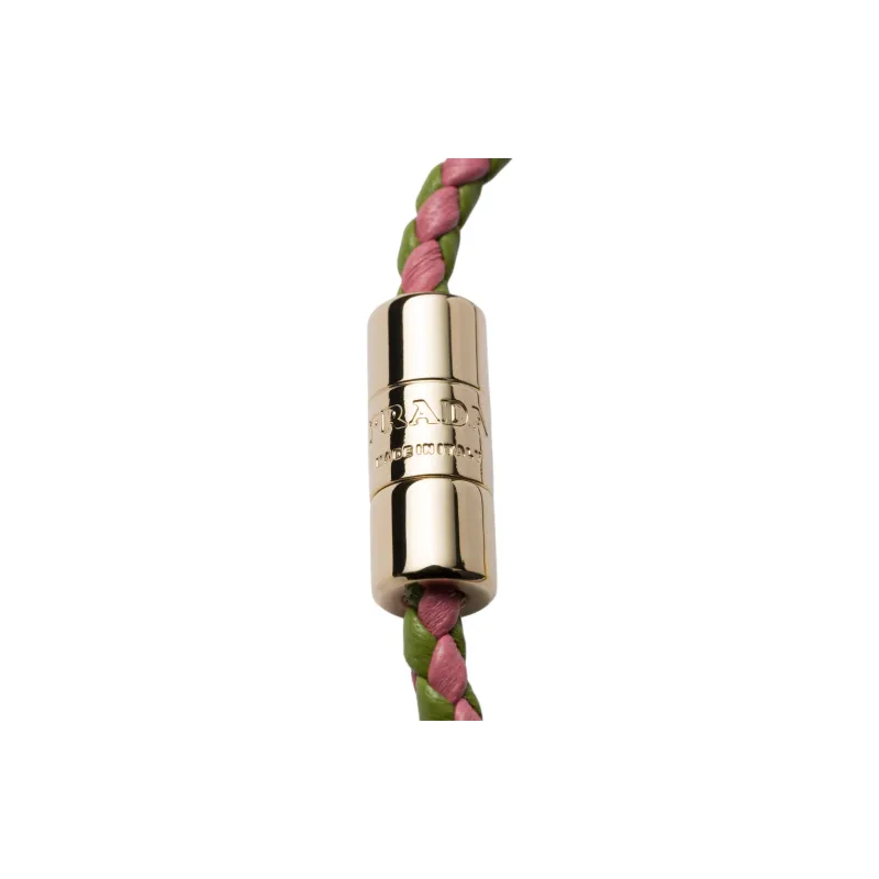 PRADA Leather Bracelets Women's Pink-2