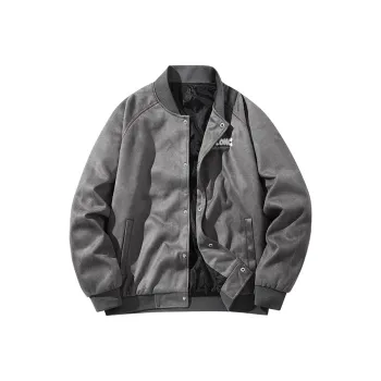 XIDELONG Jackets Coats Unisex Gray