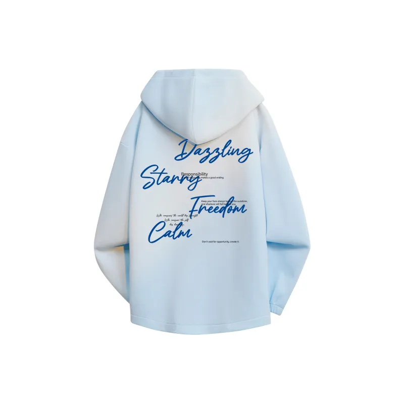 Warrior Huichao Riding The Wind Collection Sweatshirt Unisex Light Blue-0