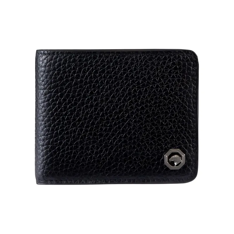 STEFANO RICCI Calfskin Wallet Men's Black-0