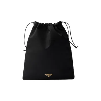 PRADA Re Nylon Recycled Polyamide Clutch Women's Black