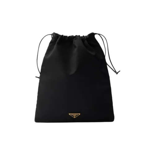 PRADA Re Nylon Recycled Polyamide Clutch Women's Black