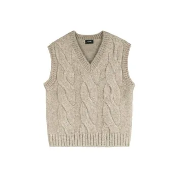 WE11DONE Vests Unisex Camel