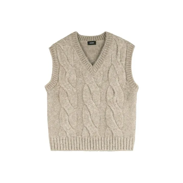 WE11DONE Vests Unisex Camel-0