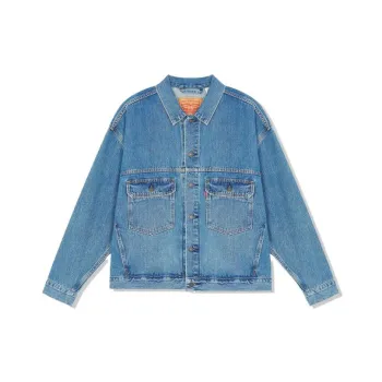 Levis Denim Jackets Men Blue
