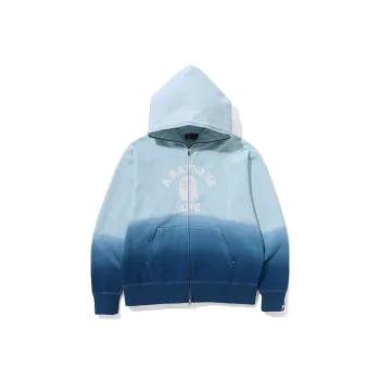 A BATHING APE College Gradation Relaxed Fit Full Zip Hoodie