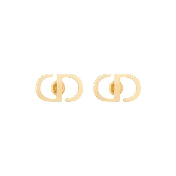 DIOR Stud Earrings Women's Gold