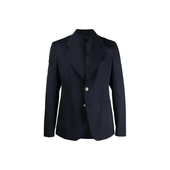 VERSACE Business Suits Men Dark Blue