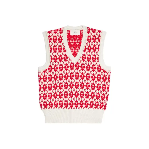 AMIPARIS Ami De Coeur Argyle Vest