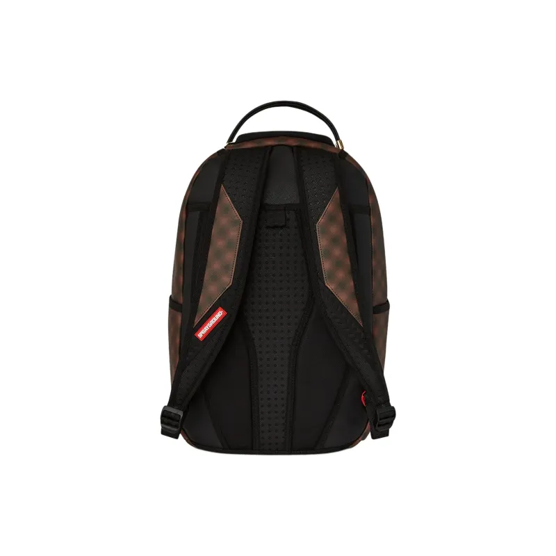SPRAYGROUND Artificial Leather Backpack Unisex Brown-4