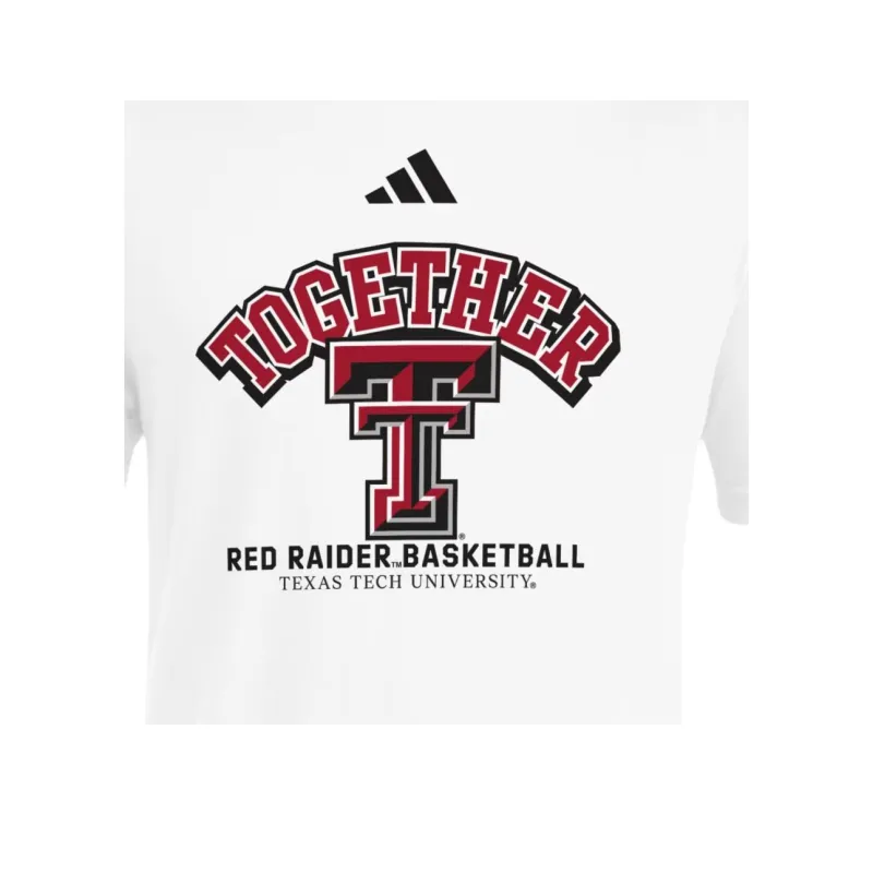 Adidas Free Shipping With AdiClub Texas Tech Red Raiders College Basketball Shooting Shirt-2