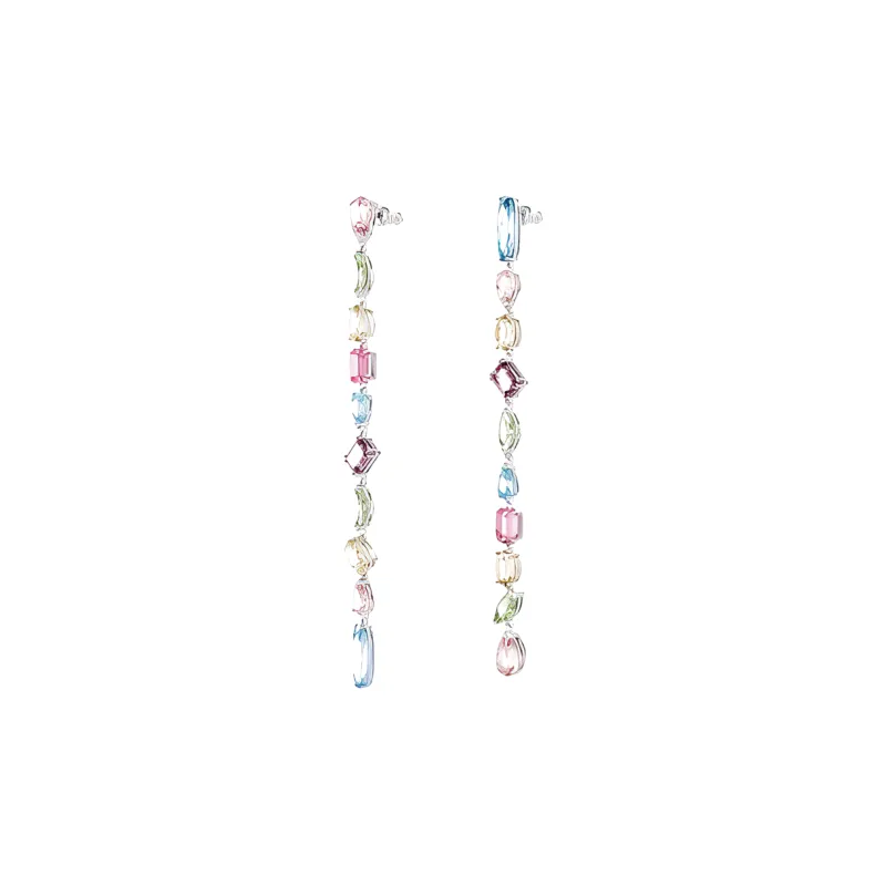 Swarovski Gema Earrings Women's Multicolor-2