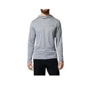 Columbia Sage Peak Knit Hoodie Omni-Shade Knitwear Men's Gray