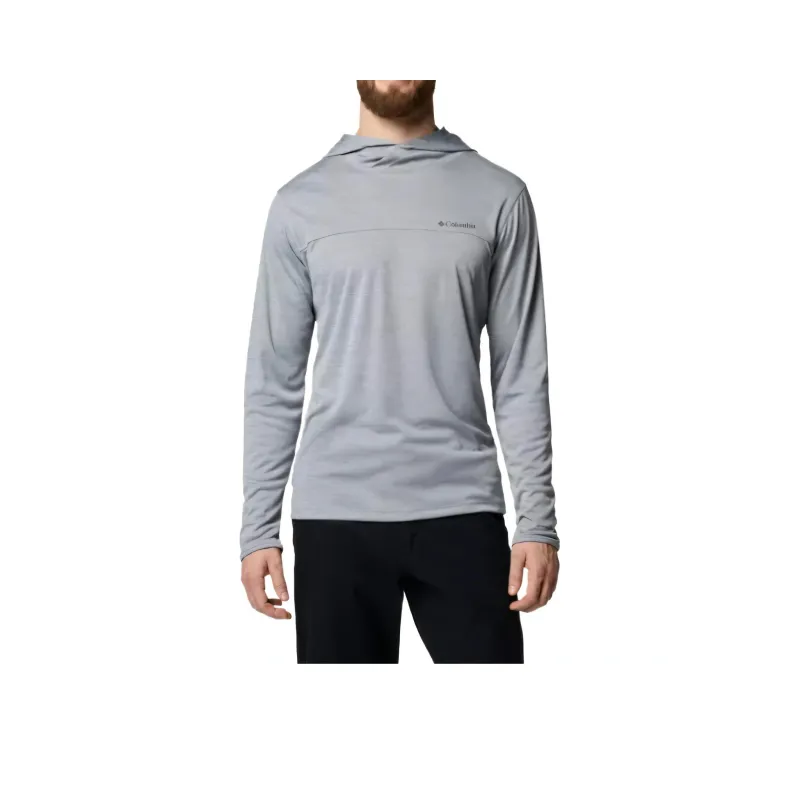 Columbia Sage Peak Knit Hoodie Omni-Shade Knitwear Men's Gray-0