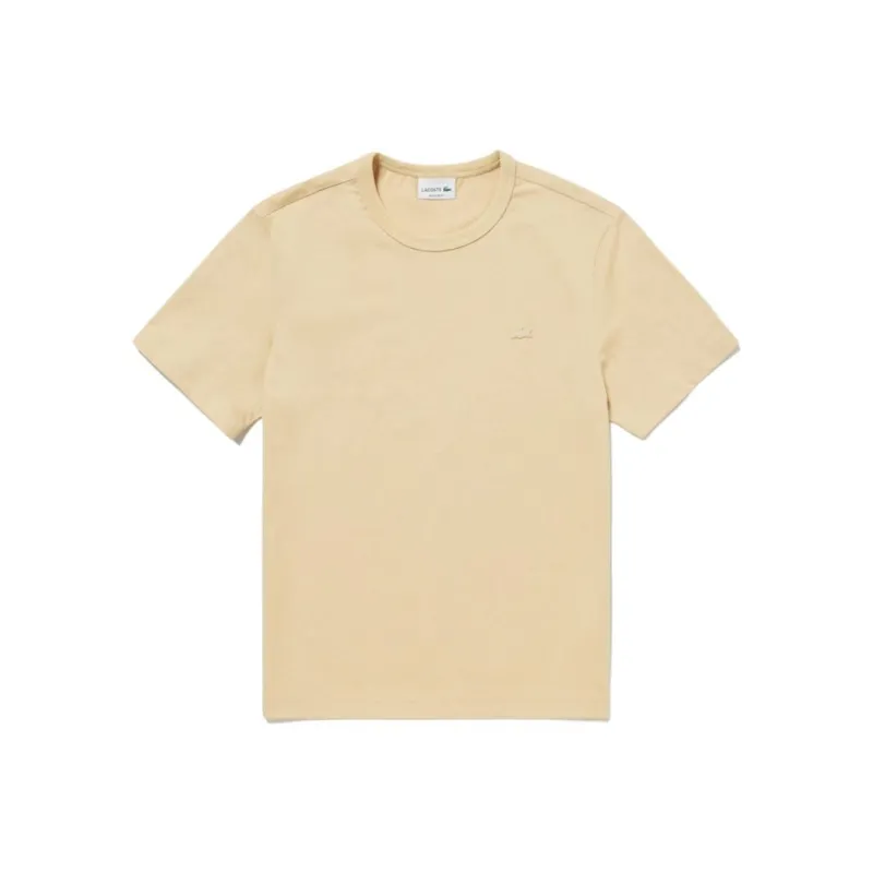 LACOSTE T Shirts Men Beige-0